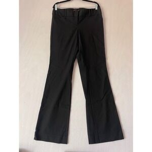 The Limited Exact Stretch Black Pinstripe Flare Dress Pants Size 12L Tall
